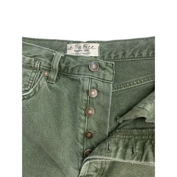 Free People x We The Free Sequoia Distressed Shorts SZ 25 - Picture 3 of 11